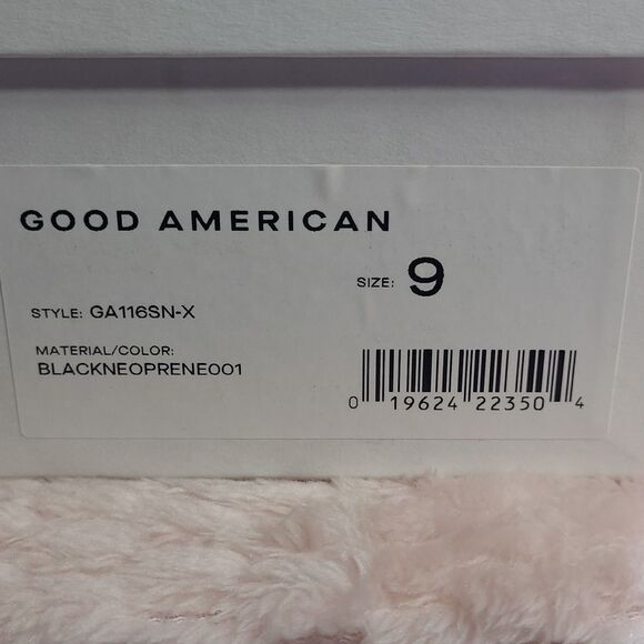 NIB Good American Neoprene Booties Black - Picture 12 of 12